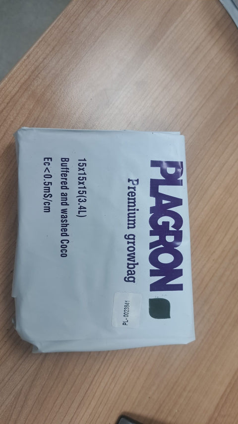 A33514 - premium growbag 15x15x15 (order 39 = Full Box)